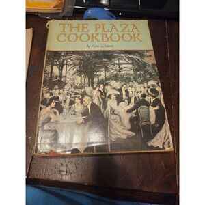 The Plaza Cookbook Eve Brown 1972 Green Vintage NYC Recipes Hardcover Americana